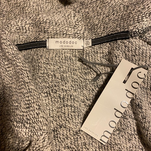 Mododoc open front Cardigan, size XS. NWT - Picture 3 of 5